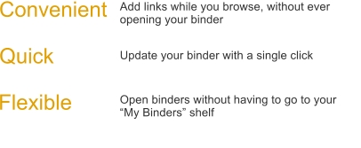 LiveBinder It is convienient, quick, and flexible