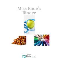 Miss Boue's Binder