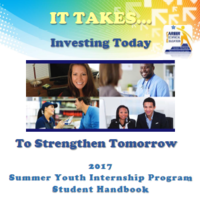 2017 Internship Student Handbook & Resources