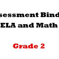 Grade 2  ELA  and Math Assessment Binder