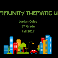 Third Grade Community Thematic Unit