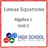 Common Core Algebra 1 Unit 2 Linear Functions