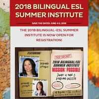 2018 Bilingual ESL Summer Institute