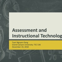 Assessment and Instructional Technology Digital Portfolio