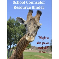 School Counselor Resource Binder