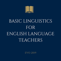Basic Linguistics for English Language Learners