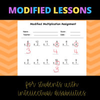 Modified Lessons for Students with Disabilities