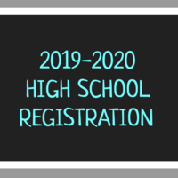 High School Registration 2019-2020