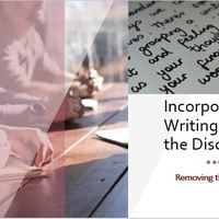 Incorporating Writing Across Disciplines