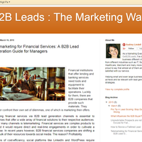 Telemarketing for Financial Services: A B2B Lead Generation Guid