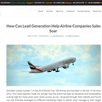 How Can Lead Generation Help Airline Companies Sales Soar