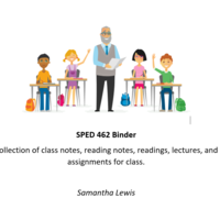 SPED 462