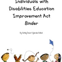 Individuals with Disabilities Education Improvement Act Binder