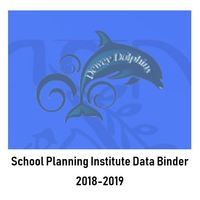 Dewey 2018-2019 School Planning Institute- Data Binder