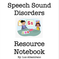 Speech Sound Disorders Resource Notebook