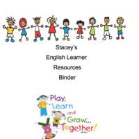 English Learner Resources Binder