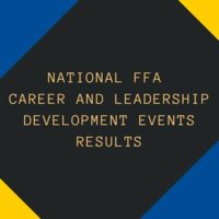 National FFA Development Events Results