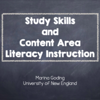 Study Skills & Content Area Literacy Instruction