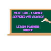 Lesson Planning Binder