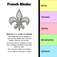 Copy of French Binder: Level 2