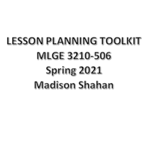 Lesson Planning Tool Kit