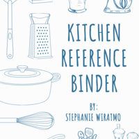 Kitchen Reference Binder Winter 2021
