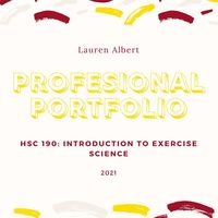 HSC 190 Professional Portfolio