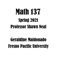 Math 137