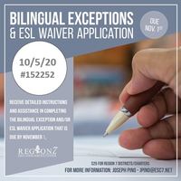 2020 Bilingual Exception and ESL Waiver Training