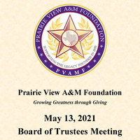 May 13, 2021 Board of Trustees Meeting