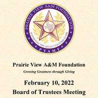 February 10, 2022 Board of Trustees Meeting