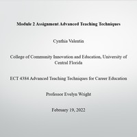 Advanced Teaching Techniques
