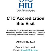 CTC Site Visit Documentation    -      April 24-26, 2022