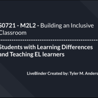 S0721 - M2L2 - Building an Inclusive Classroom :: Students with