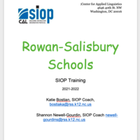 RSS SIOP Handbook