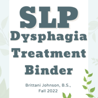 Dysphagia Treatment Binder