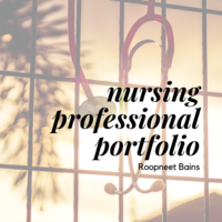 Nursing Professional Portfolio