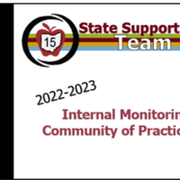 Internal Monitoring Community of Practice