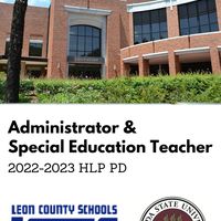 LCS | FSU Special Education PD 2022-2023