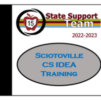 Sciotoville CS IDEA Training