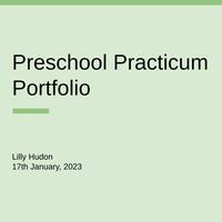 Preschool Practicum