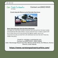 Book Car Rental in Rarotonga from the Comfort of Your House