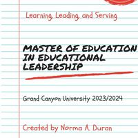 Master of Education in Educational Leadership