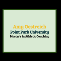 PPU Master's in Athletic Coaching- Oestreich