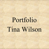 Portfolio for Tina Wilson