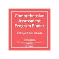 Comprehensive Assessment  Program Binder