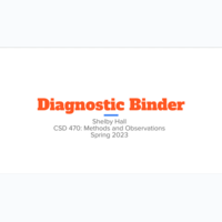 Diagnostic Reference Binder