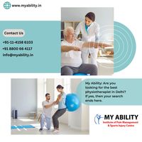 My Ability - Best qualified physiotherapist in Delhi
