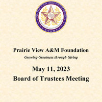 May 11, 2023, Board of Trustees Meeting