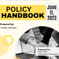 EDSU 7303: Policy Handbook